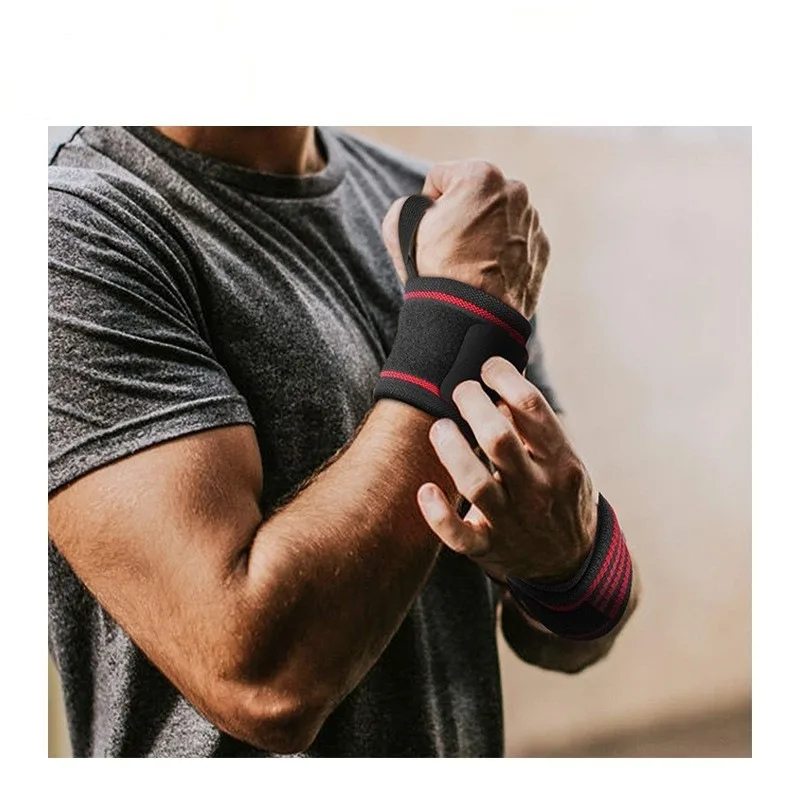 1Pcs Wristband Wrist Support Brace Straps Extra Strength Weight Lifting Wrist Wraps Bandage Fitness Gym Training Sports bandage - Image 13