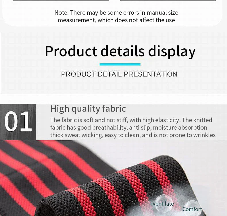 1Pcs Wristband Wrist Support Brace Straps Extra Strength Weight Lifting Wrist Wraps Bandage Fitness Gym Training Sports bandage - Image 8
