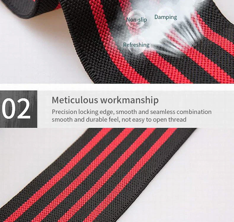 1Pcs Wristband Wrist Support Brace Straps Extra Strength Weight Lifting Wrist Wraps Bandage Fitness Gym Training Sports bandage - Image 9