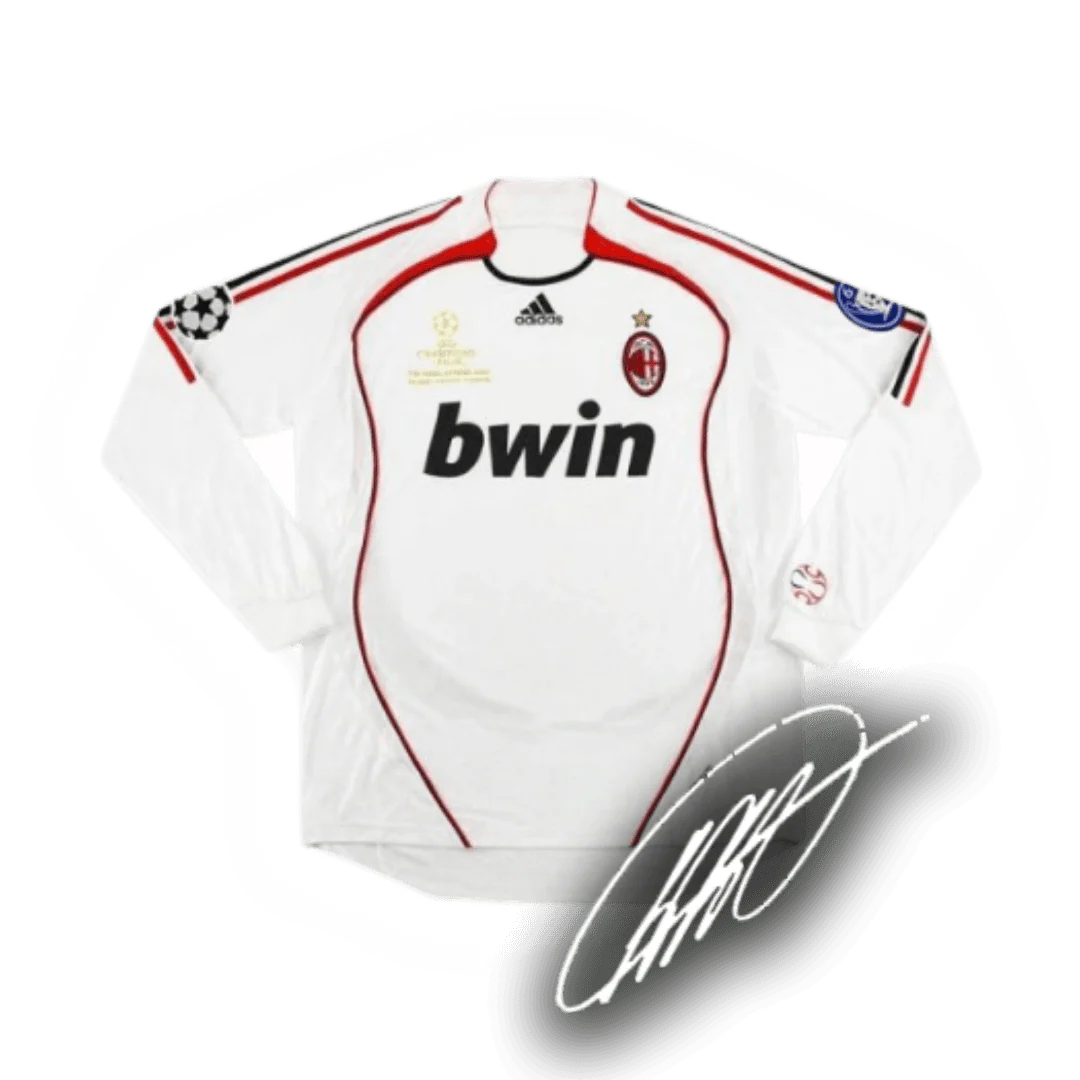 #22 Kaká Maglia Retro ACM Away Manica Lunga UCL Finale 2006/07 - Image 3