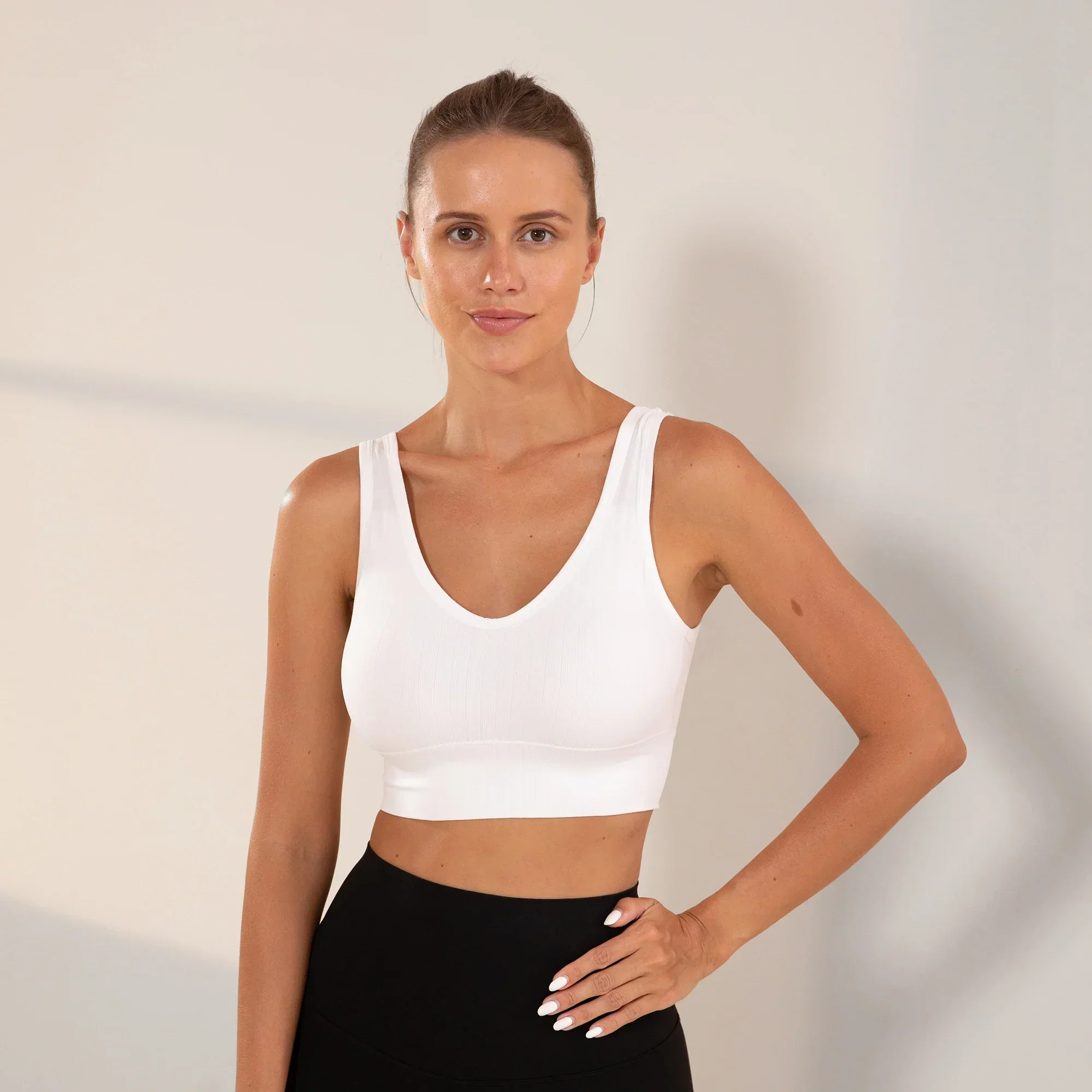 Gym, Women's Fitness Suits, Sports Bras, Women's No Bojo Basico Flat Seamless On The Side Bras, Brazil - Image 37