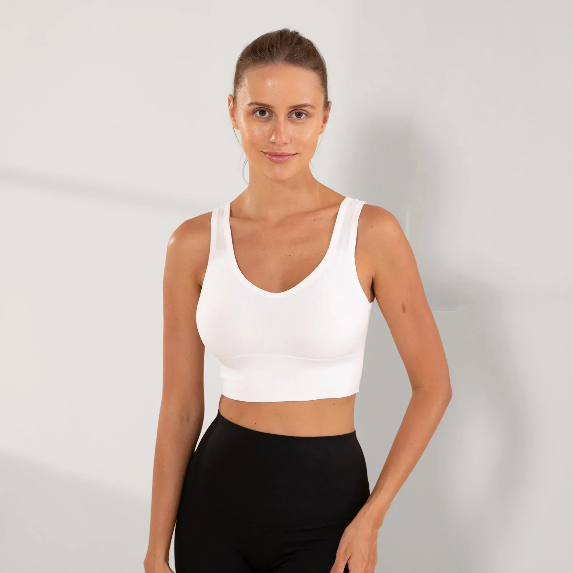 Gym, Women's Fitness Suits, Sports Bras, Women's No Bojo Basico Flat Seamless On The Side Bras, Brazil - Image 5