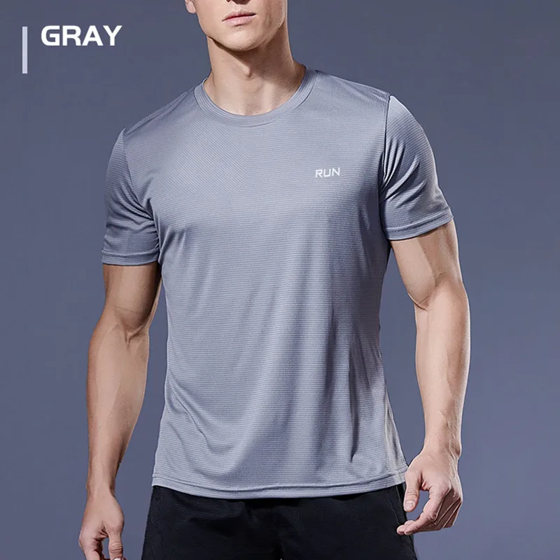Multicolor Summer Short Sleeve Sport Shirt High Quality Gym Clothing Men Jersey Fitness Shirt Trainer Running T-Shirt Sportswear - Image 21