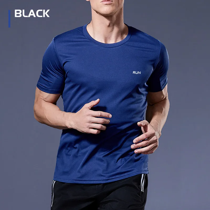 Multicolor Summer Short Sleeve Sport Shirt High Quality Gym Clothing Men Jersey Fitness Shirt Trainer Running T-Shirt Sportswear - Image 23