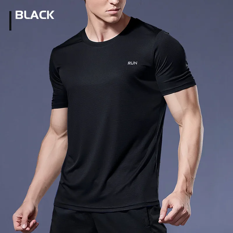 Multicolor Summer Short Sleeve Sport Shirt High Quality Gym Clothing Men Jersey Fitness Shirt Trainer Running T-Shirt Sportswear - Image 25