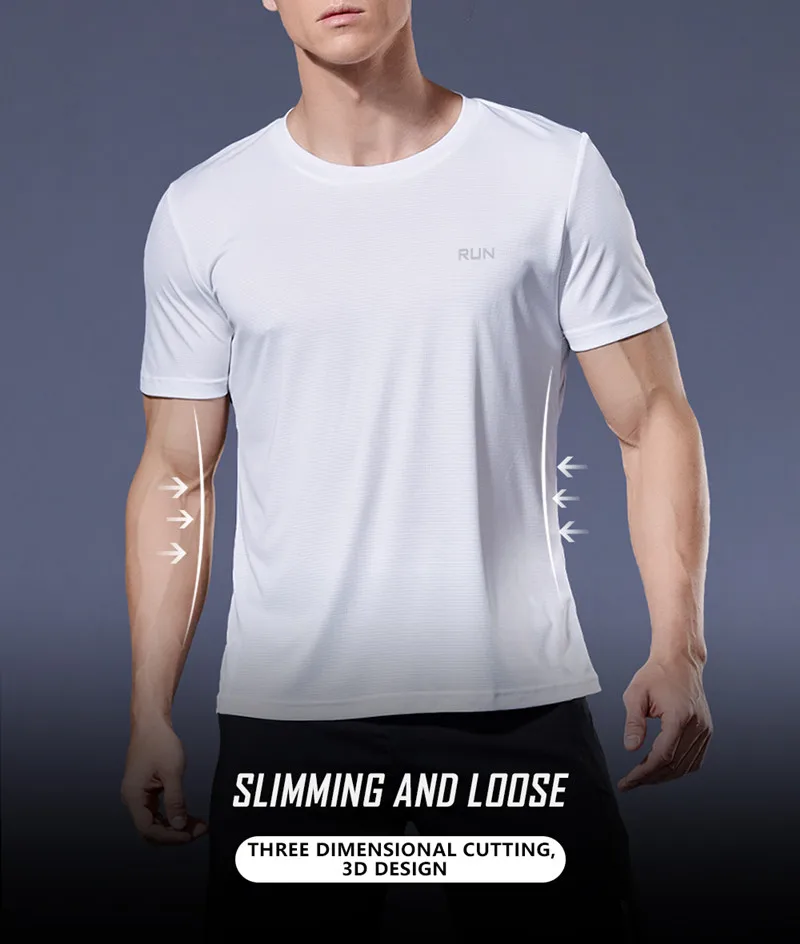 Multicolor Summer Short Sleeve Sport Shirt High Quality Gym Clothing Men Jersey Fitness Shirt Trainer Running T-Shirt Sportswear - Image 26