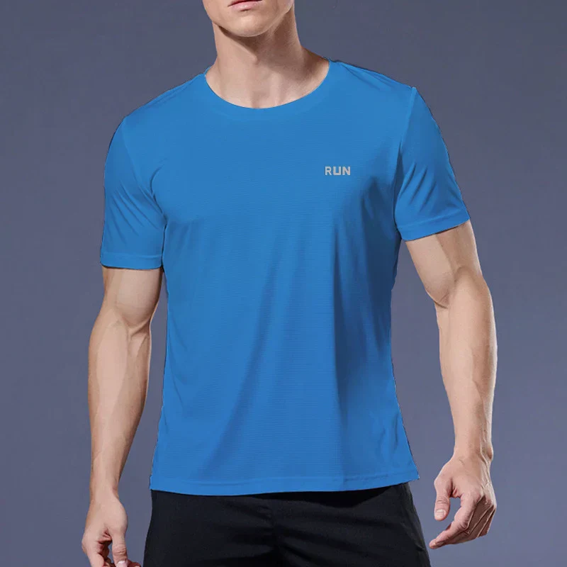 Multicolor Summer Short Sleeve Sport Shirt High Quality Gym Clothing Men Jersey Fitness Shirt Trainer Running T-Shirt Sportswear - Image 32