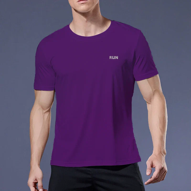Multicolor Summer Short Sleeve Sport Shirt High Quality Gym Clothing Men Jersey Fitness Shirt Trainer Running T-Shirt Sportswear - Image 37