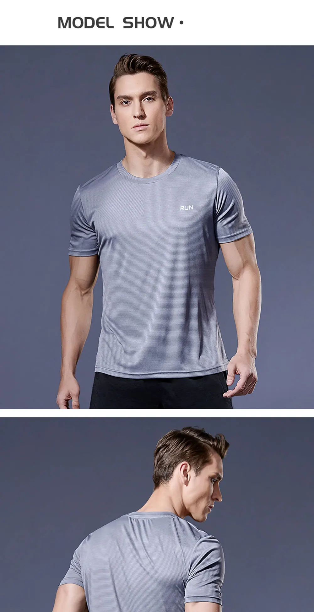 Multicolor Summer Short Sleeve Sport Shirt High Quality Gym Clothing Men Jersey Fitness Shirt Trainer Running T-Shirt Sportswear - Image 40