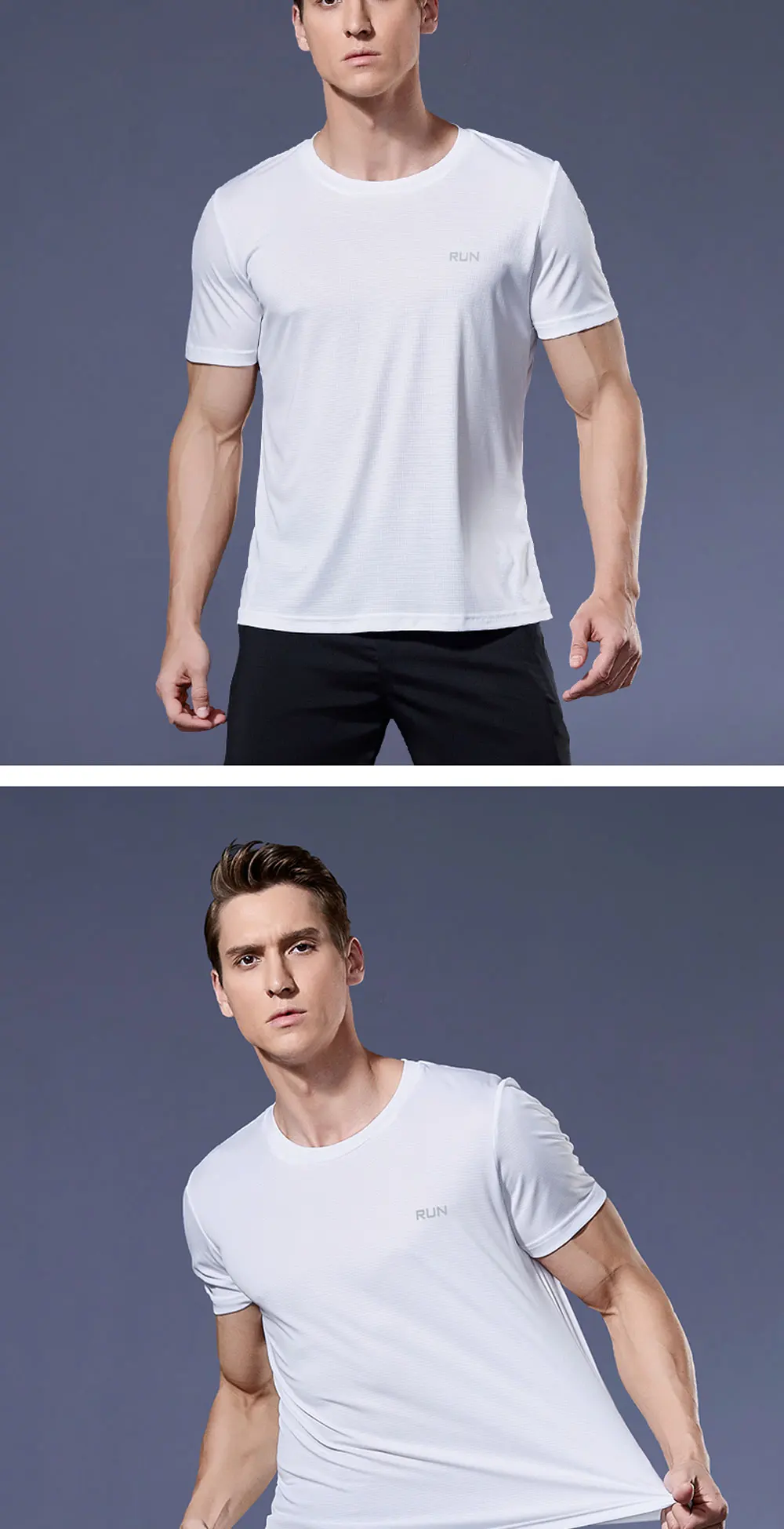 Multicolor Summer Short Sleeve Sport Shirt High Quality Gym Clothing Men Jersey Fitness Shirt Trainer Running T-Shirt Sportswear - Image 44