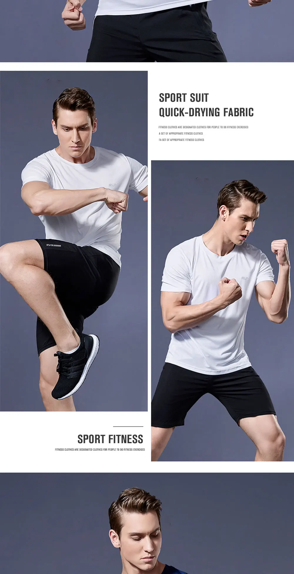 Multicolor Summer Short Sleeve Sport Shirt High Quality Gym Clothing Men Jersey Fitness Shirt Trainer Running T-Shirt Sportswear - Image 45