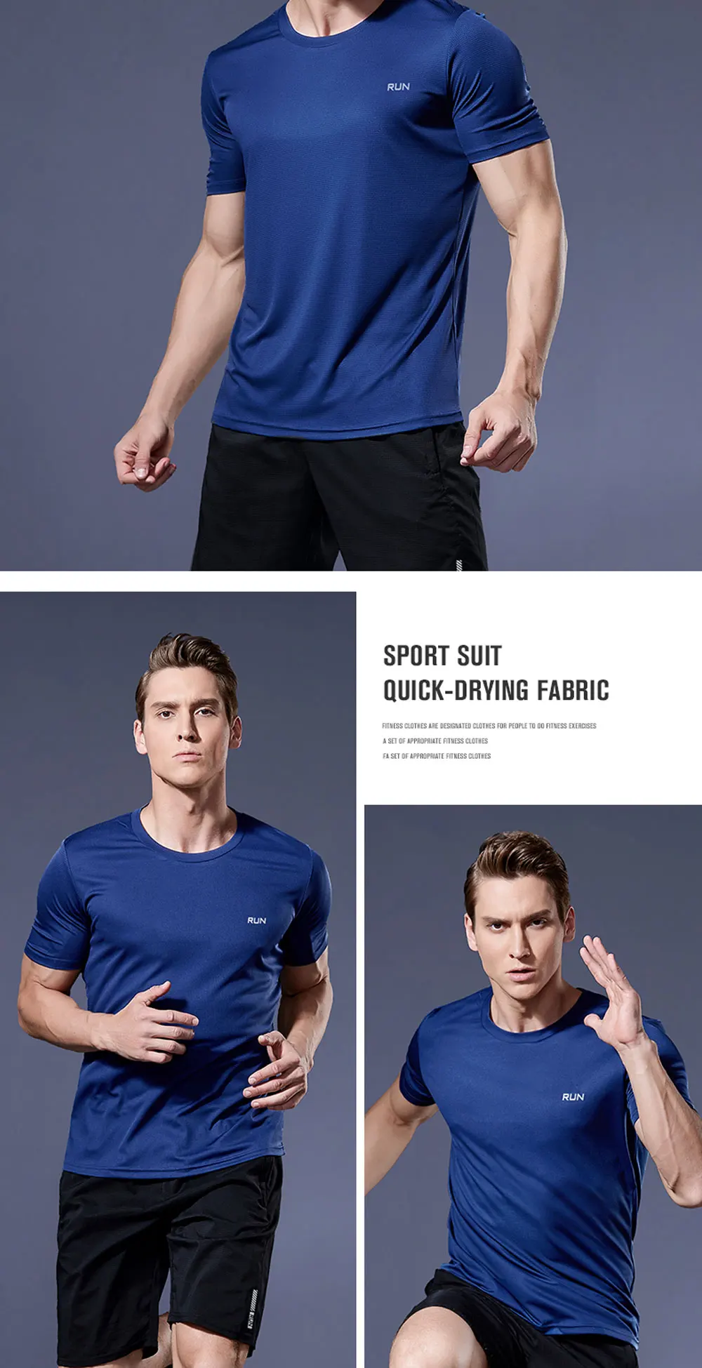Multicolor Summer Short Sleeve Sport Shirt High Quality Gym Clothing Men Jersey Fitness Shirt Trainer Running T-Shirt Sportswear - Image 46